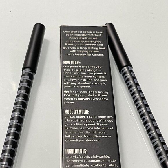 Beauty For Certain BNIB Navy Blue & Bronze Perfect Collab Eyeliner Pencil Set - Picture 7 of 9